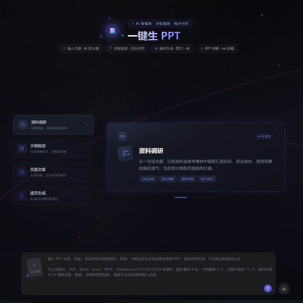 AI智能PPT演示设计